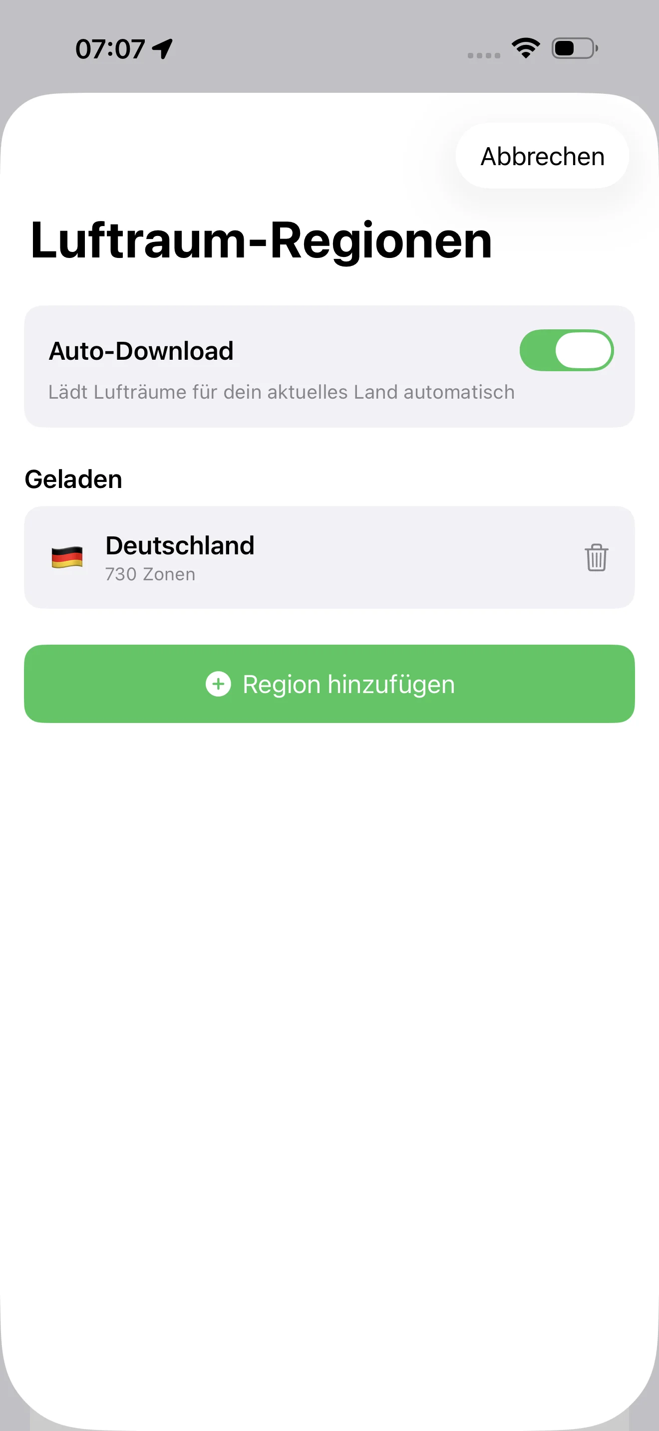Lufträume 6